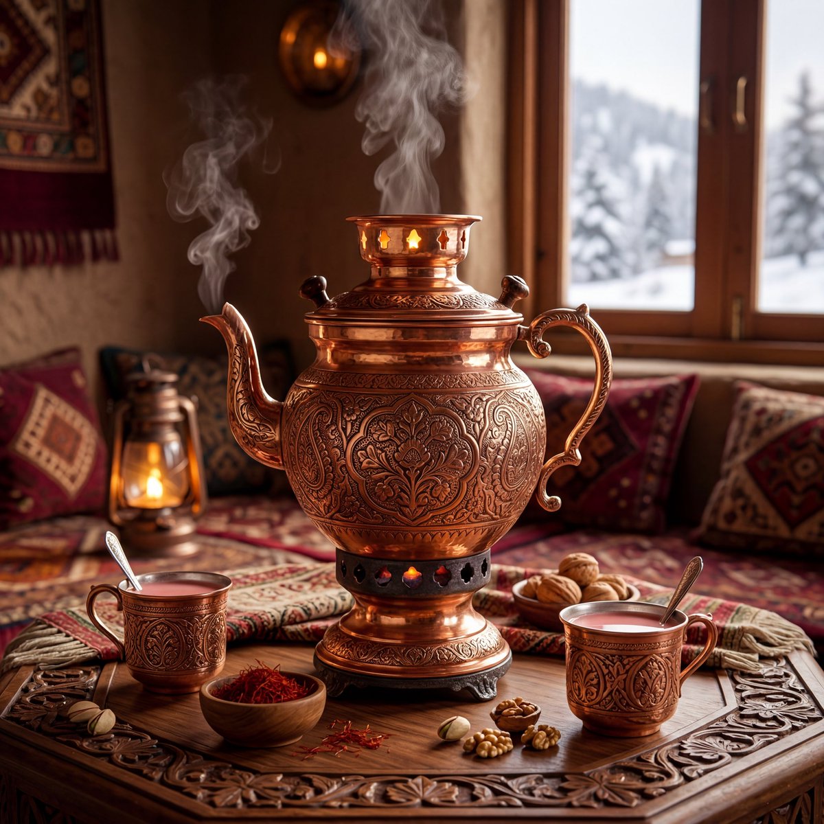 Kashmiri Samawar Luxury Photography — example 2