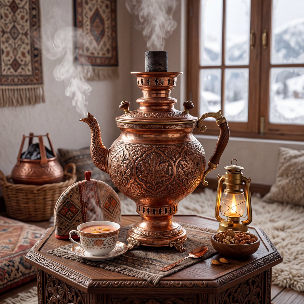 Kashmiri Samawar Luxury Photography — example 4