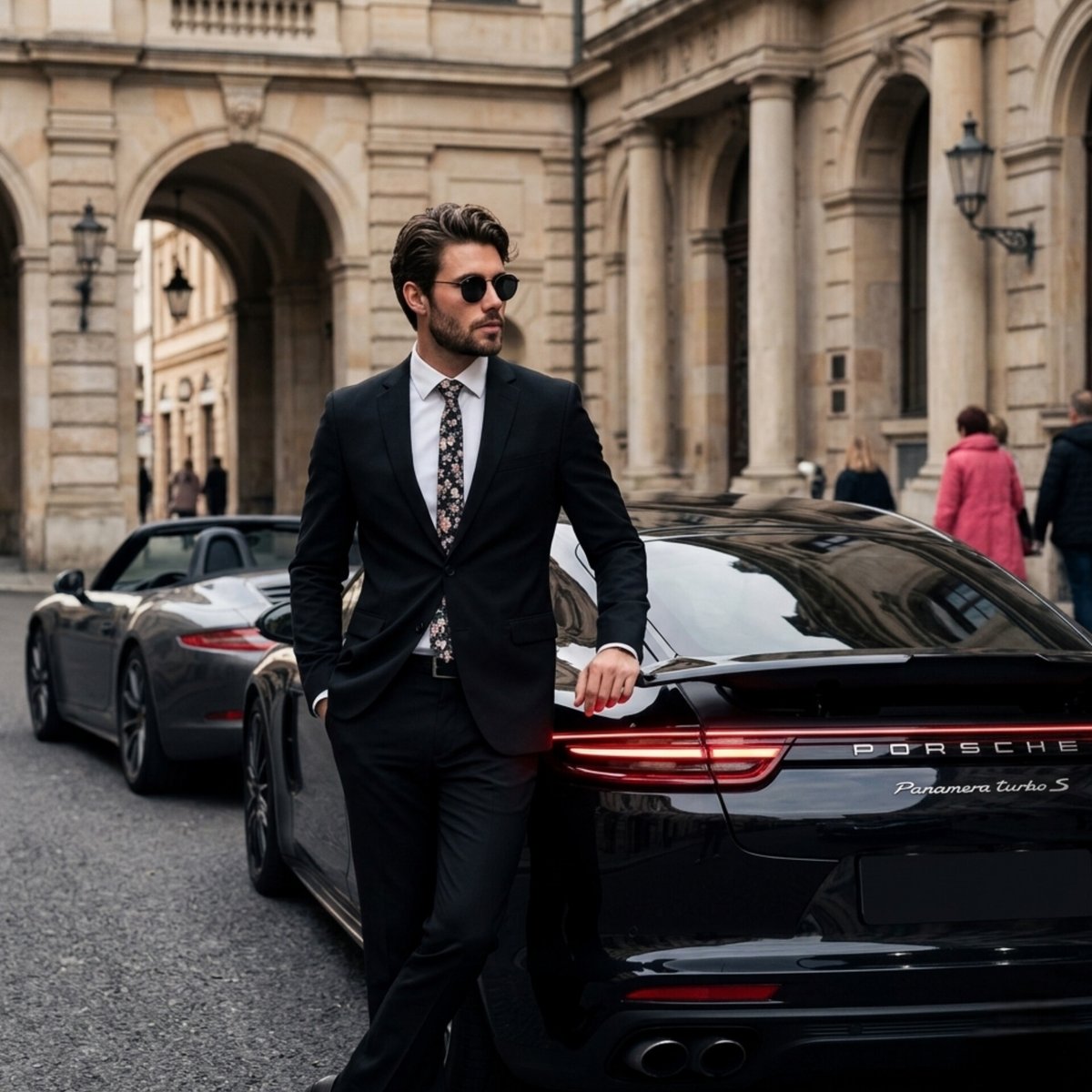 Luxury Porsche Panamera Lifestyle Photography — example 1