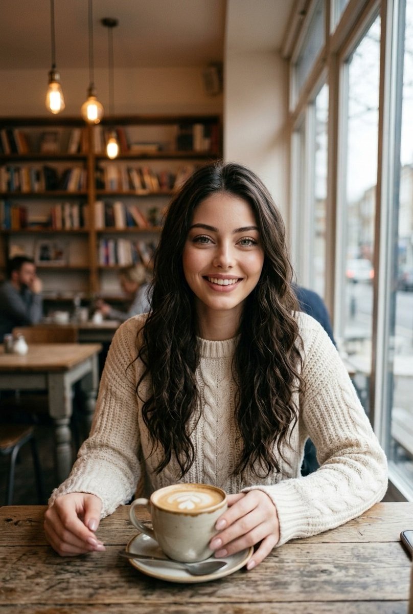 Candid Cafe Portrait — example 1