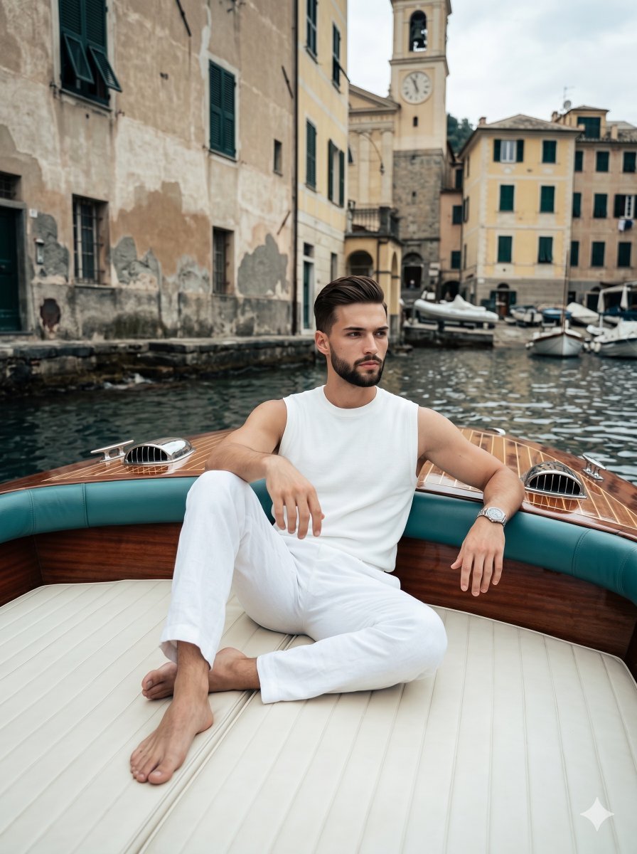 Luxurious Mediterranean Boat Portrait