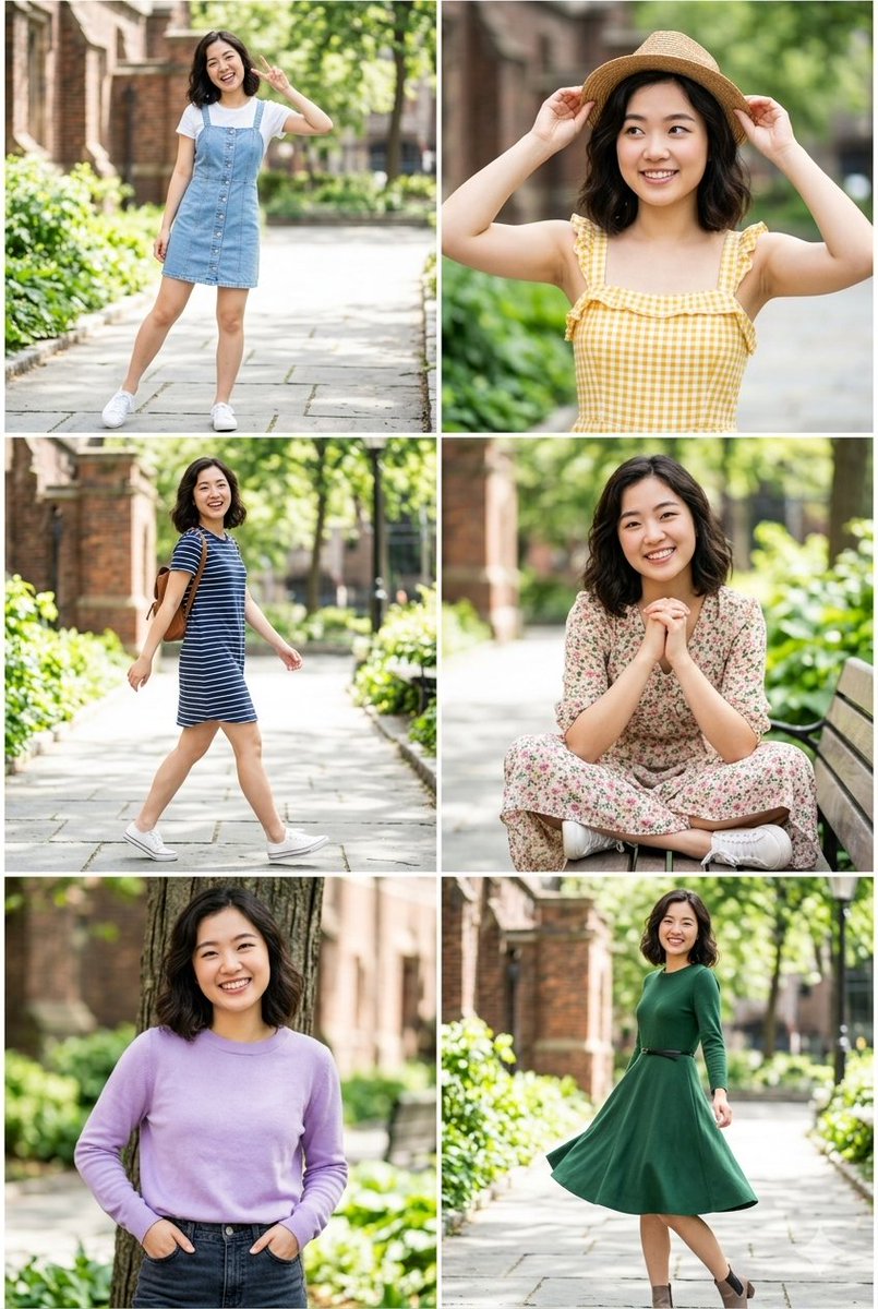 Campus Park Portrait Collage — example 1
