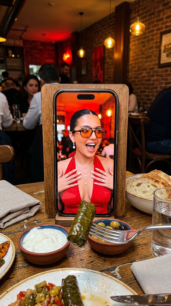 Meta Restaurant Photo within Phone Screen — example 1