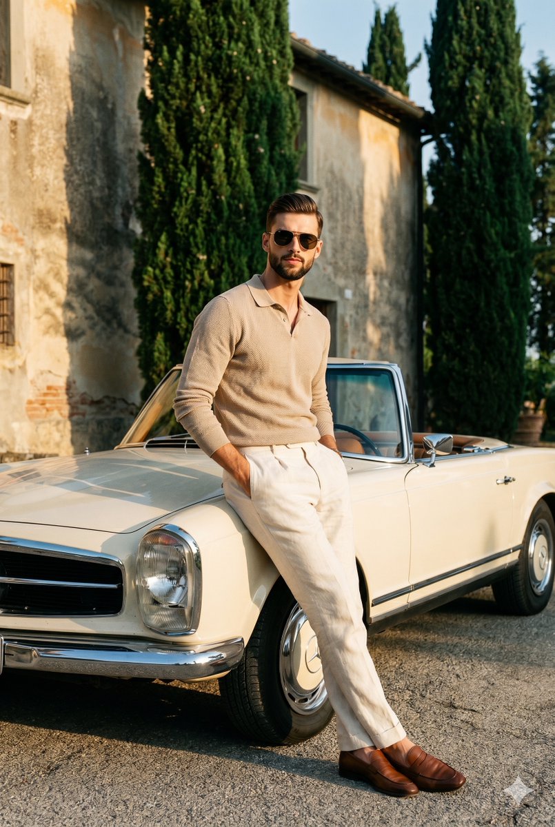 Vintage European Estate Fashion Portrait — example 1