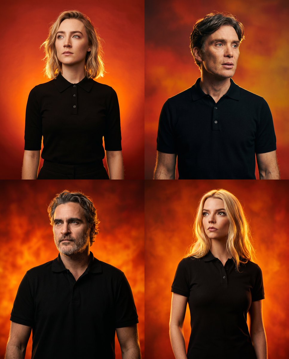 Vibrant Celebrity Studio Portrait — example 1