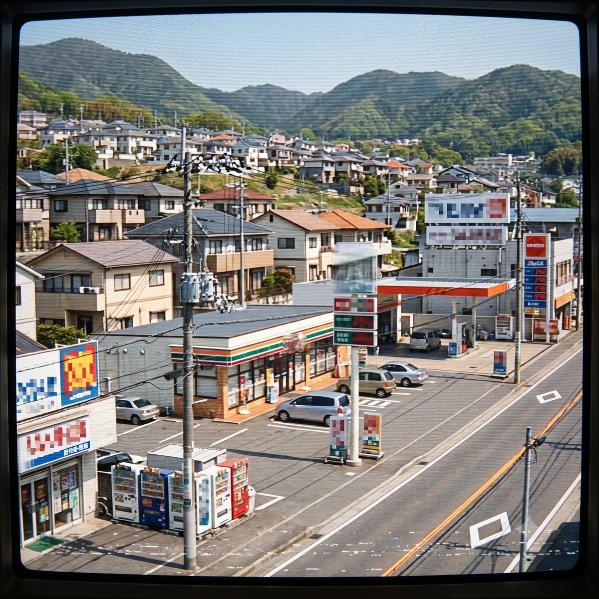2000s Nostalgic Japanese Suburb — example 1
