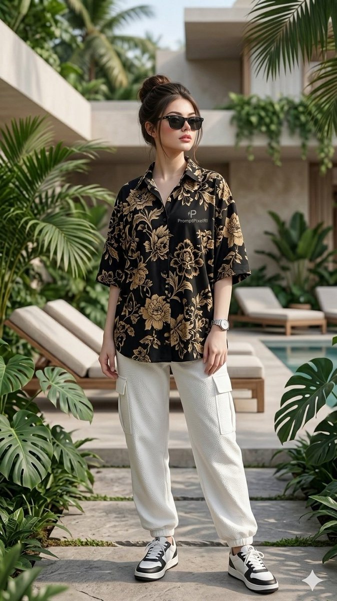 Luxury Resort Fashion Portrait — example 1