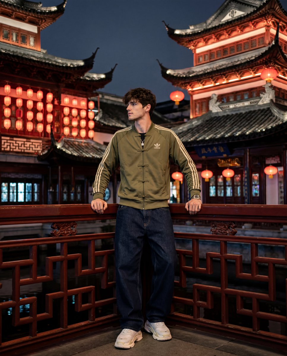 Yu Garden Adidas Fashion Portrait — example 1