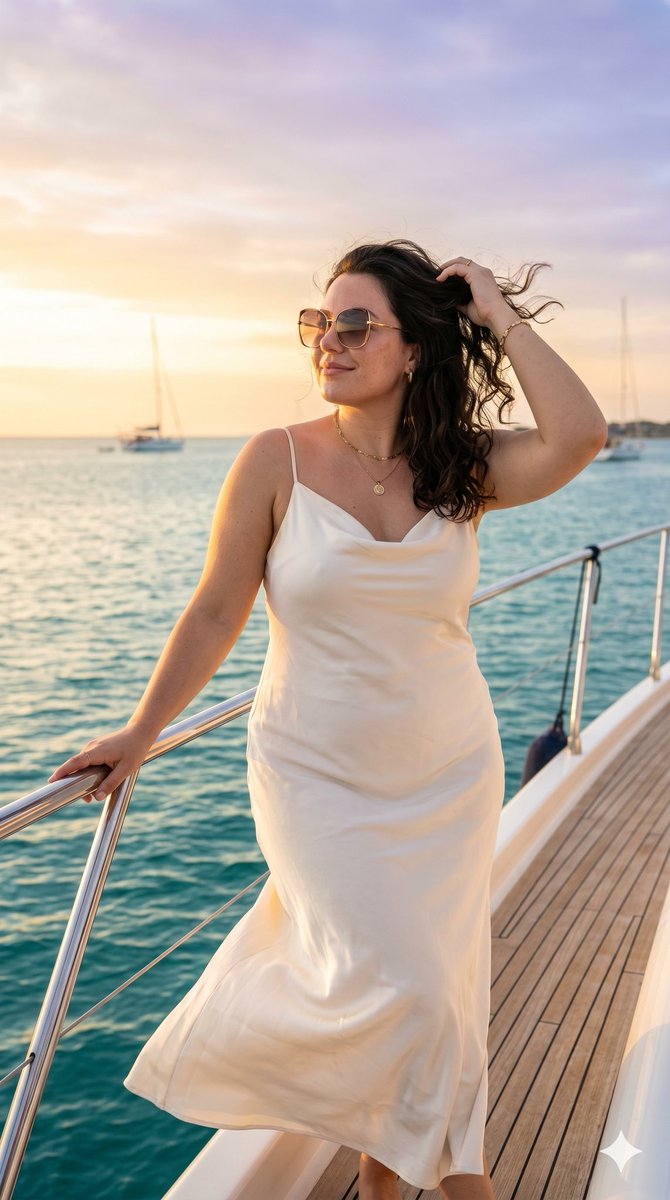 Luxury Yacht Fashion Portrait