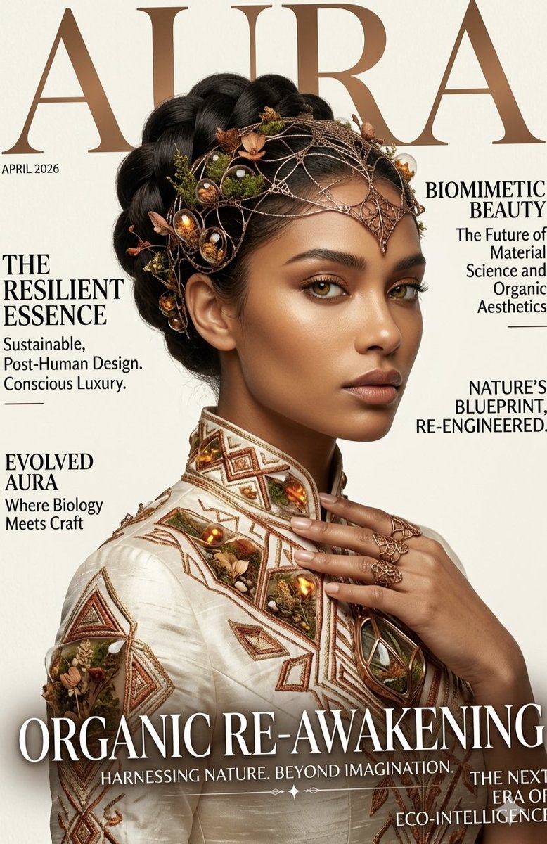 Organic Sci-Fi Magazine Cover — example 1