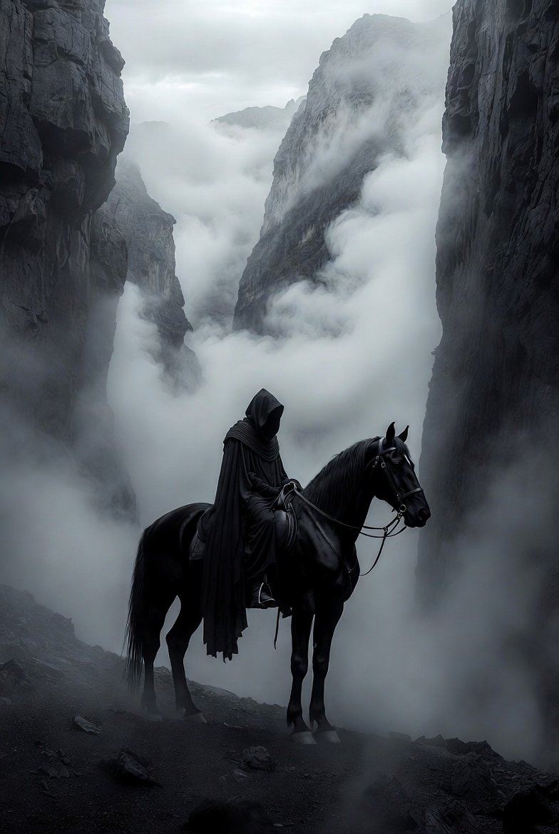 Haunting Dark Fantasy Rider — example 2