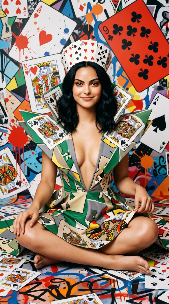 Playing Card Fashion Queen Editorial — example 3