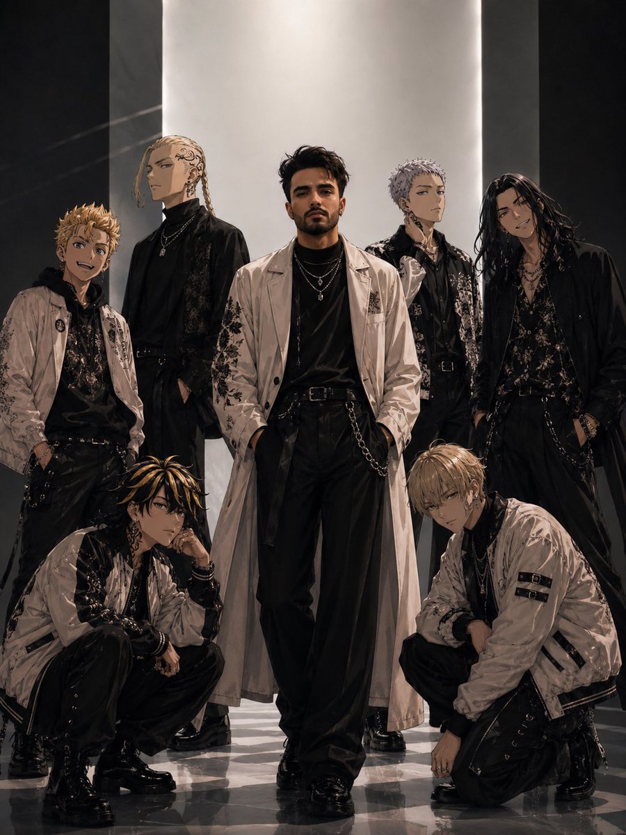 Tokyo Streetwear Anime Leader Portrait