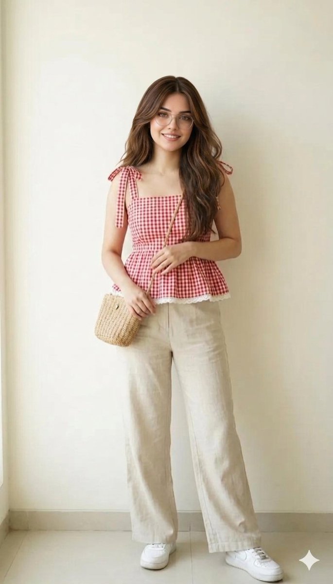 Minimalist Studio Fashion Portrait — example 1