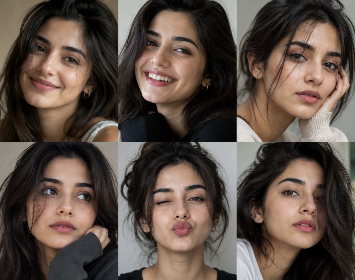 Diverse Portrait Mood Collage — example 2