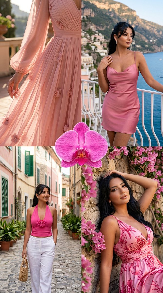 Summer Fashion Grid Moodboard