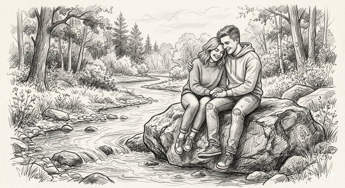 Detailed Graphite Pencil Sketch — example 1