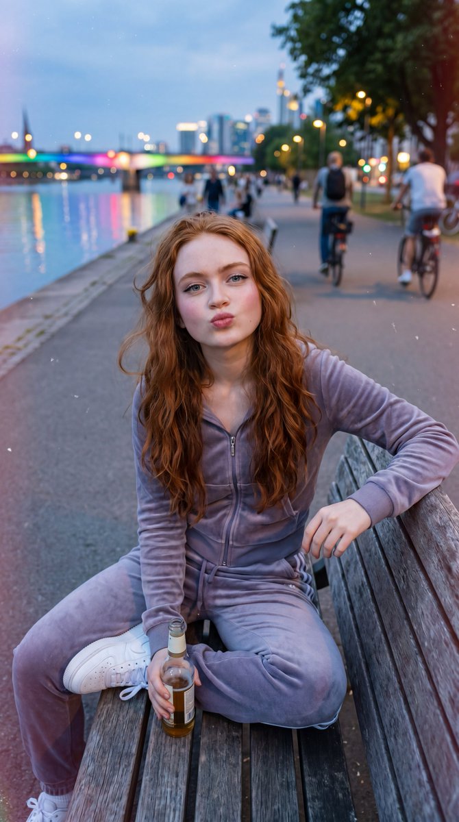 Realistic Redhead Lifestyle Portrait