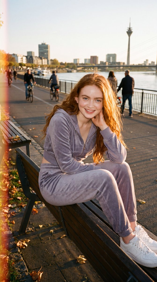 Realistic Redhead Lifestyle Portrait — example 2