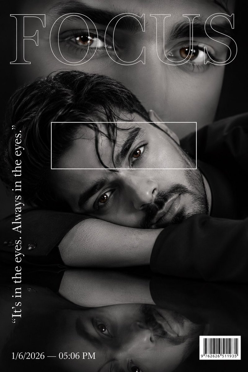 Luxury Fashion Magazine Cover Portrait