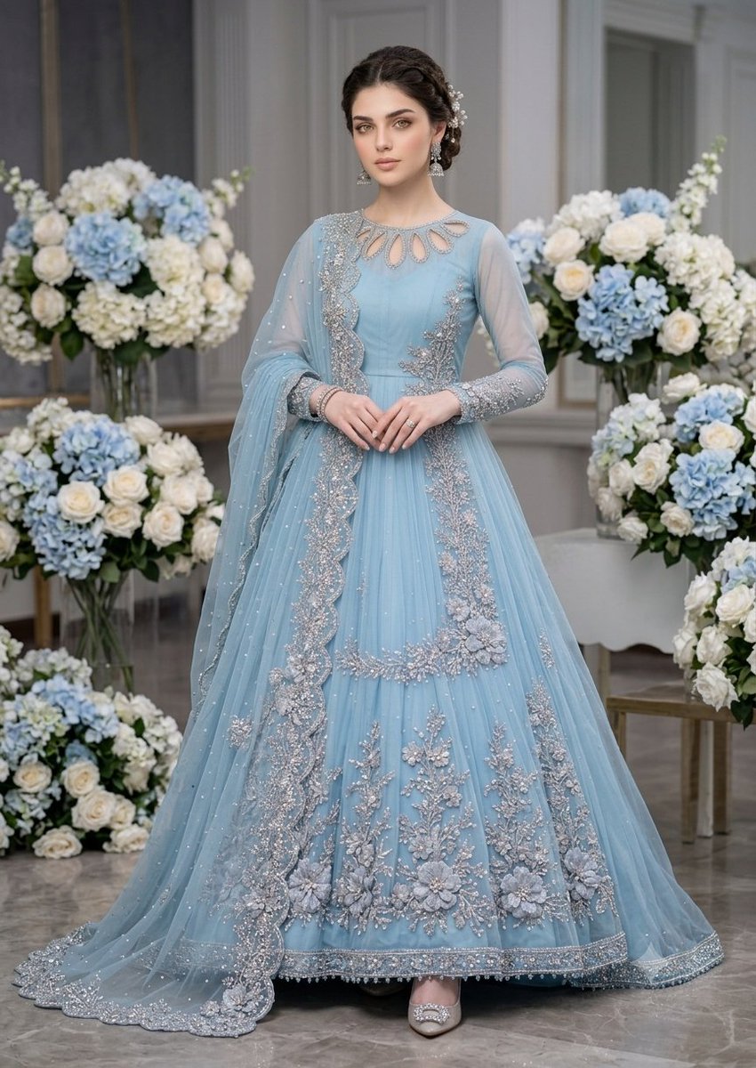 Pakistani Maxi Gown Fashion — example 1