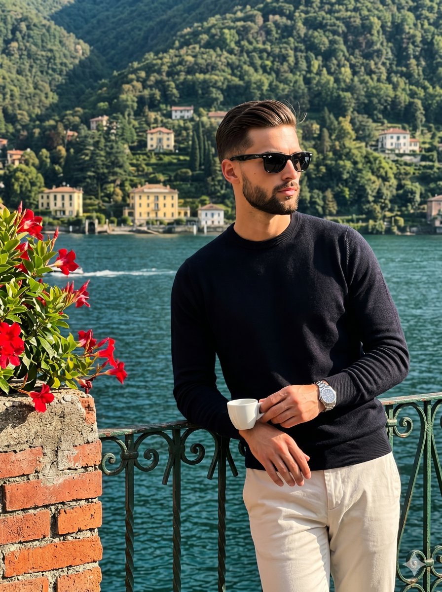 Italian Riviera Vacation Portrait — example 1