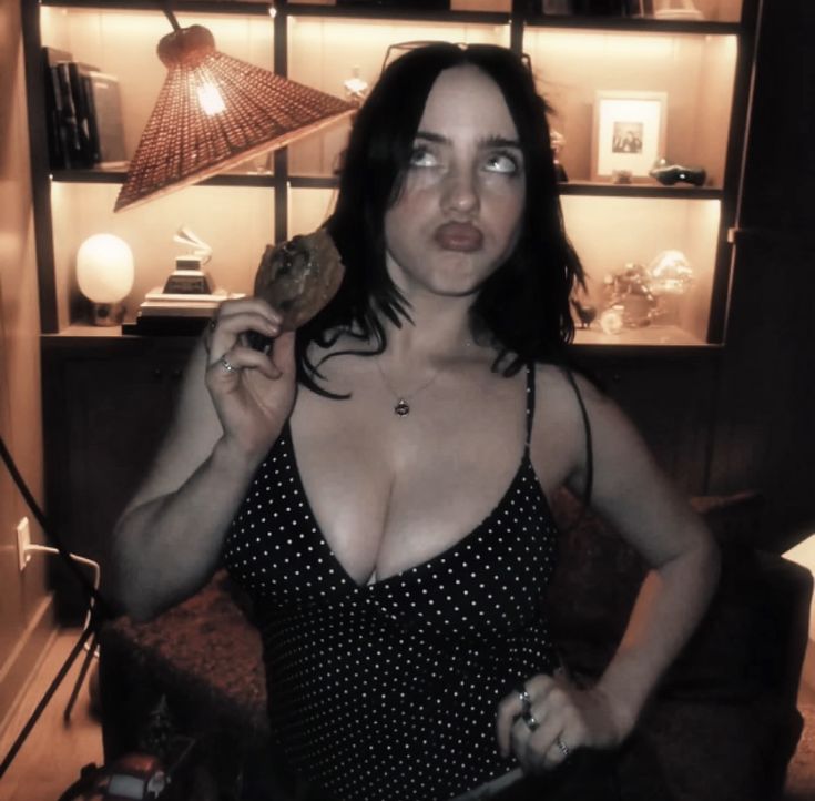 Billie Eilish Inspired Sepia Candid Portrait — example 1