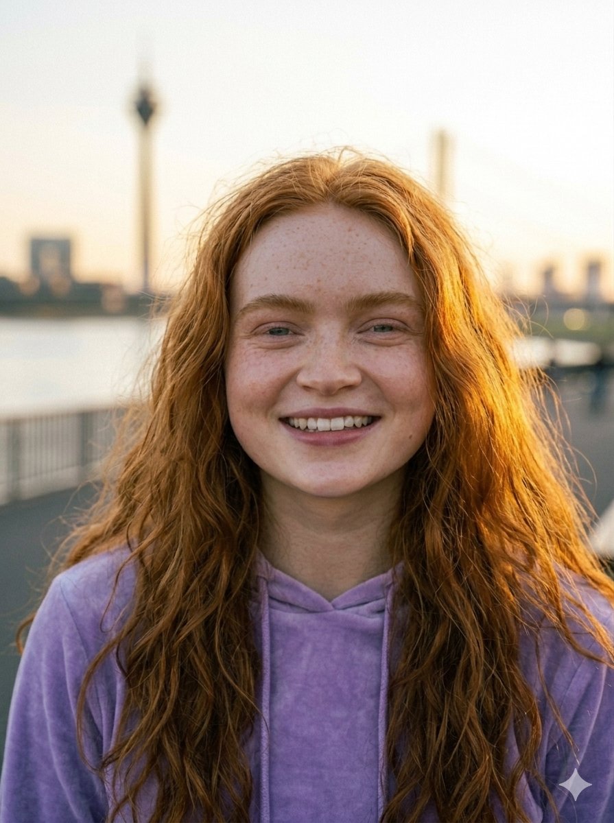 Golden Hour Riverside Portrait — example 2