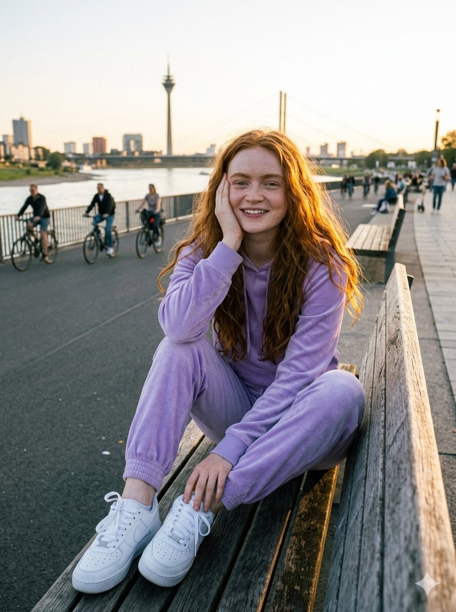Golden Hour Riverside Portrait — example 3