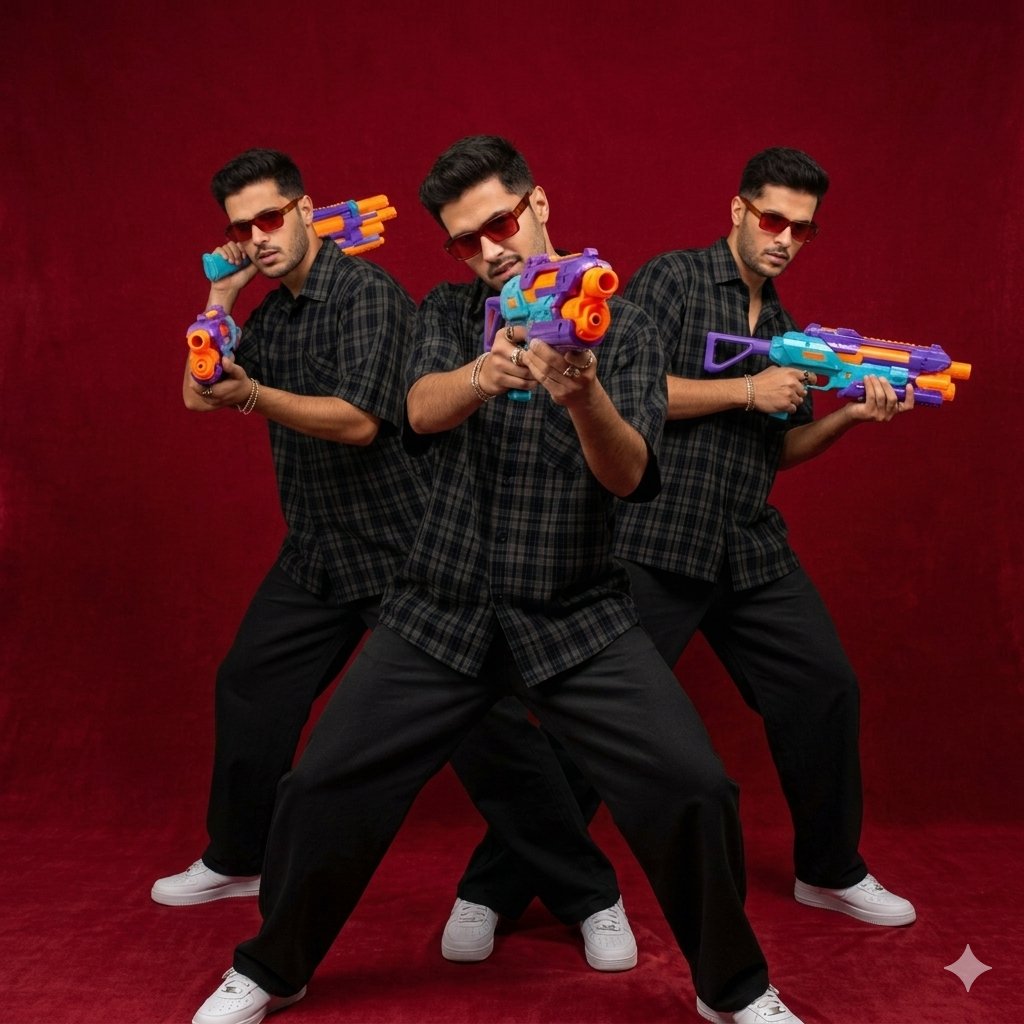 South Asian Man Clone Portrait — example 1
