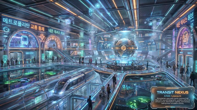 Artistic Cyberpunk Neon Megacity — example 1