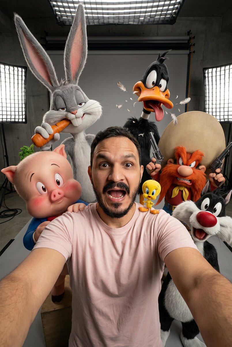 Realistic Looney Tunes Selfie — example 1