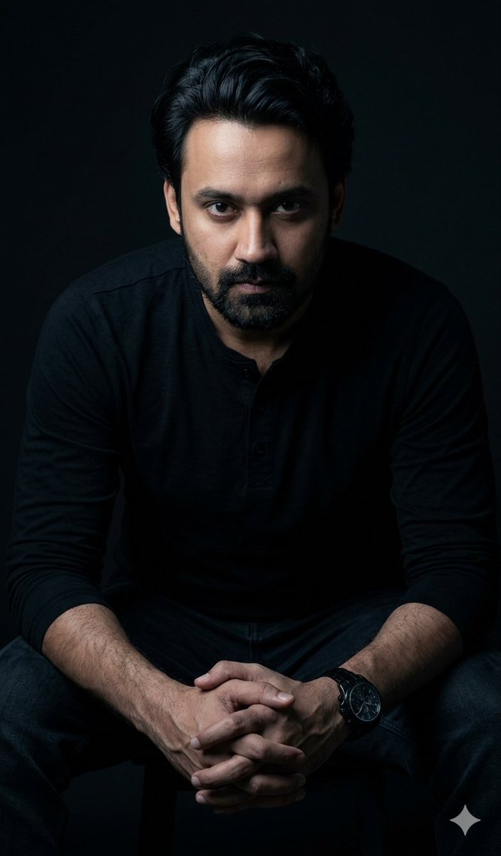 Powerful Studio Portrait with Low-Key Lighting — example 1