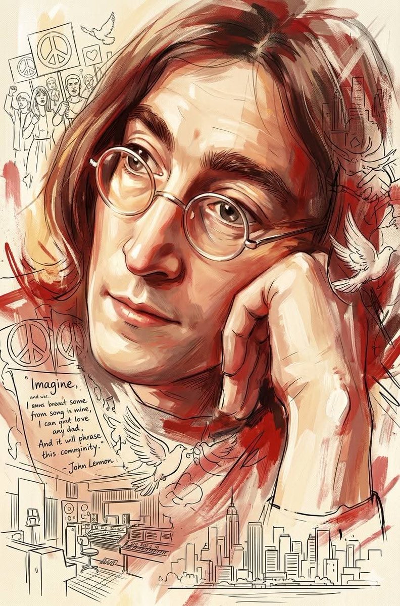 Expressive Painterly Oil Portrait Illustration — example 2