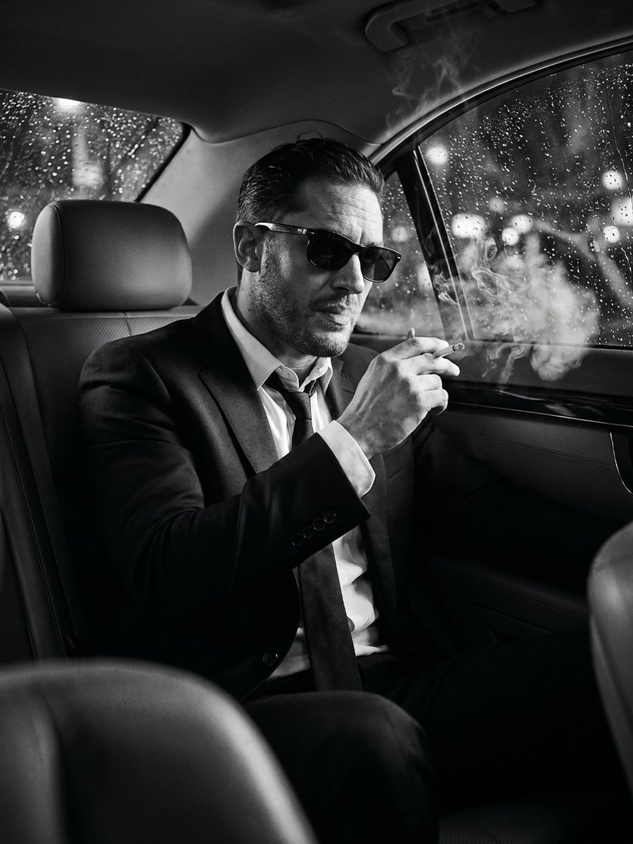 Cinematic Noir Luxury Car Portrait — example 1