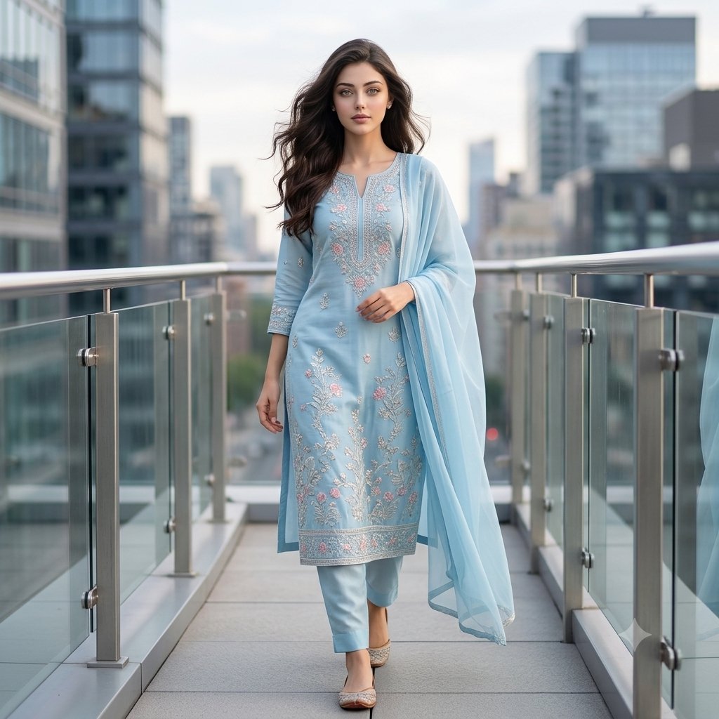 Urban South Asian Fashion Portrait