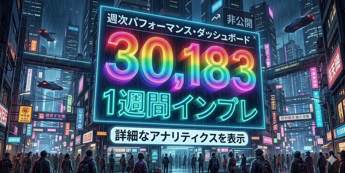 Cyberpunk Rainbow Impression Counter — example 1