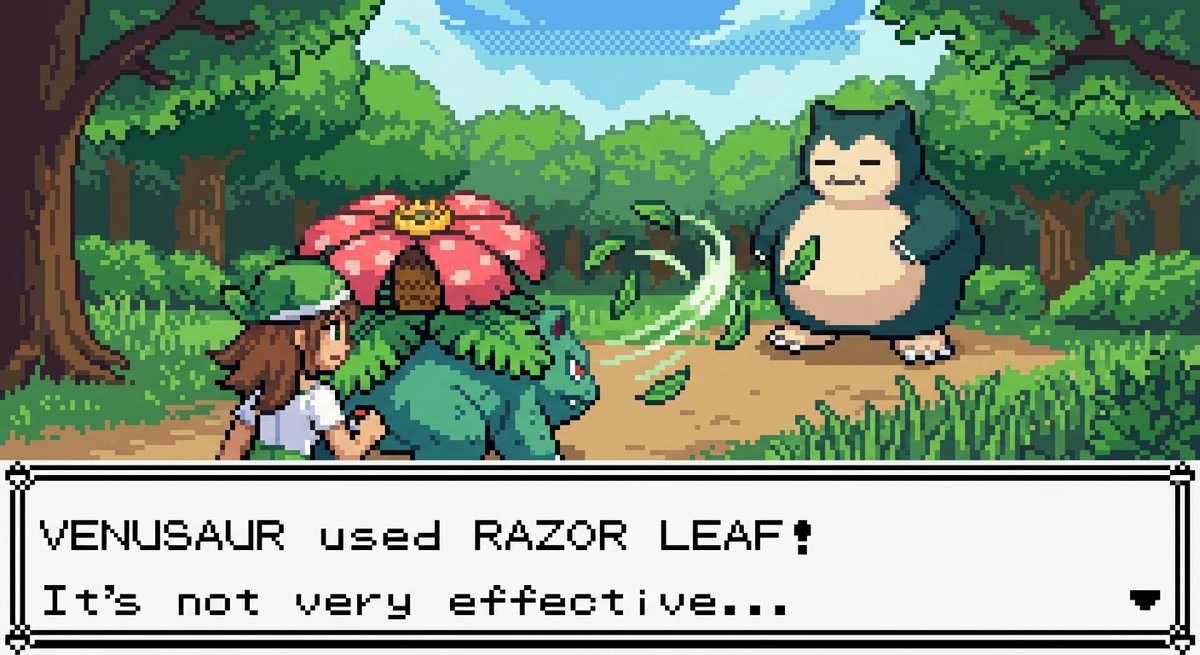 New Pokémon pixel art battle scene — example 4