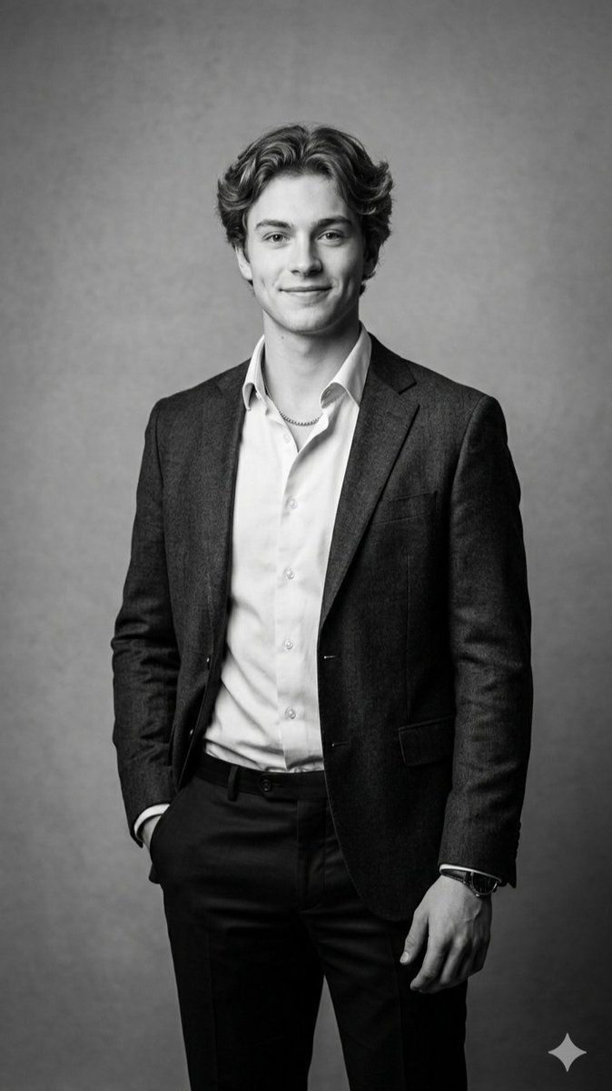 Classic Black and White Male Studio Portraits — example 3