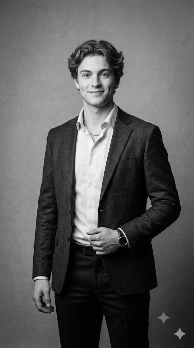 Classic Black and White Male Studio Portraits — example 4