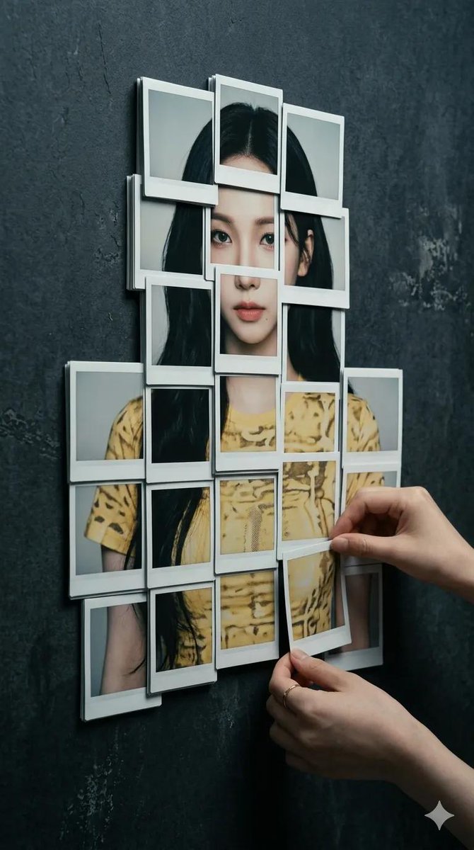 Layered Instant Print Human Figure Art — example 2