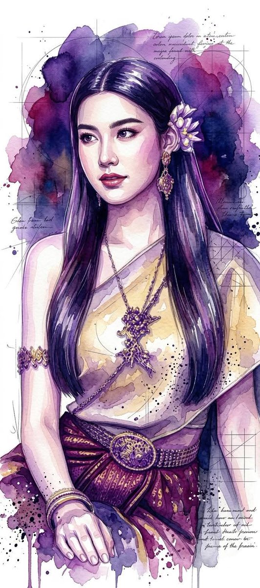Atmospheric Watercolor AI Illustration — example 3