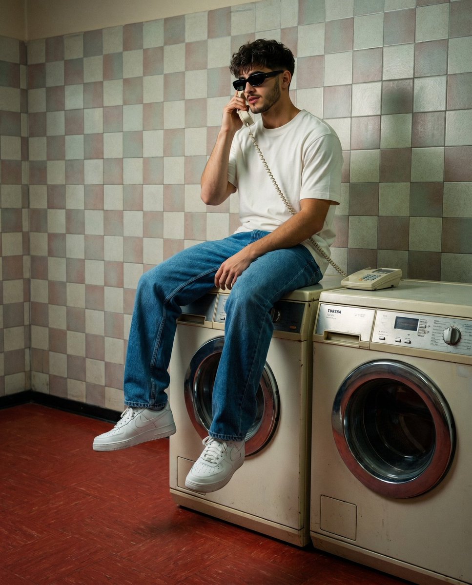 90s Retro Laundromat Streetwear — example 1