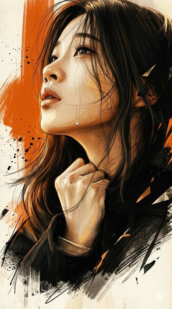 Cinematic Tactical Sketch Portrait — example 3