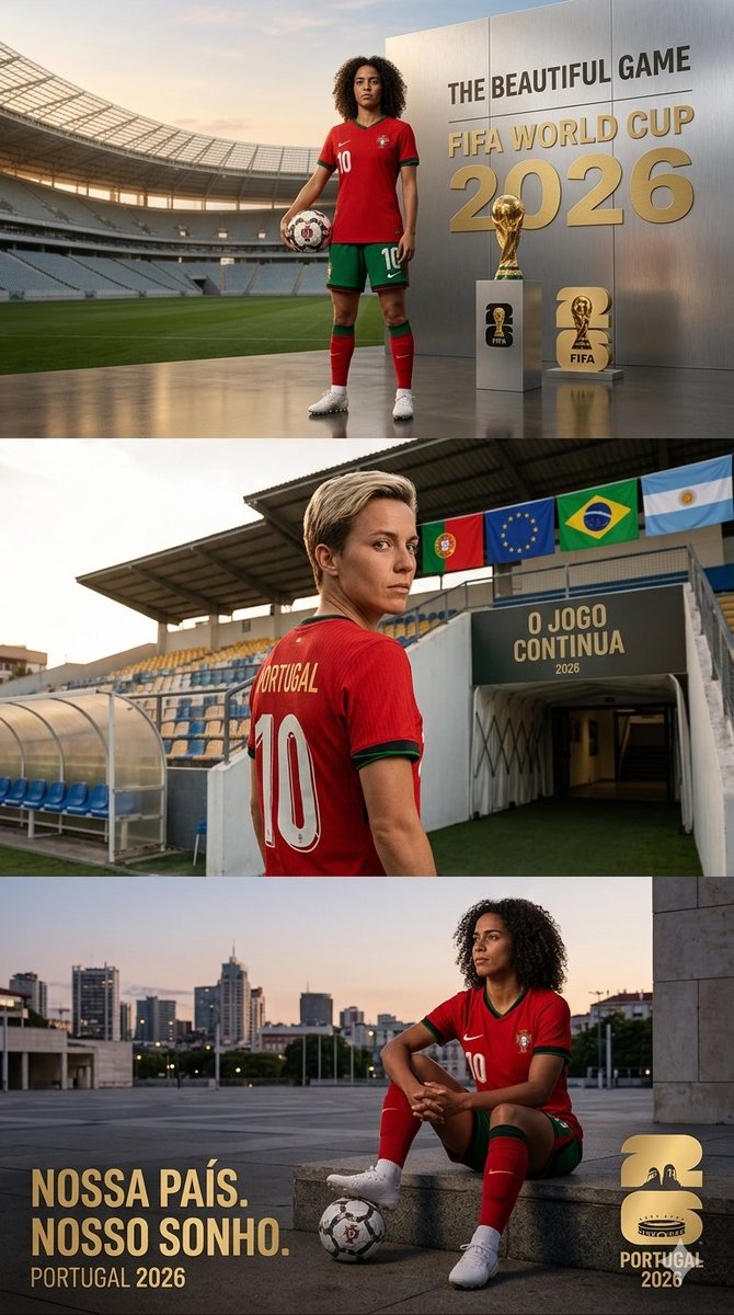 Portugal World Cup 2026 poster — example 1
