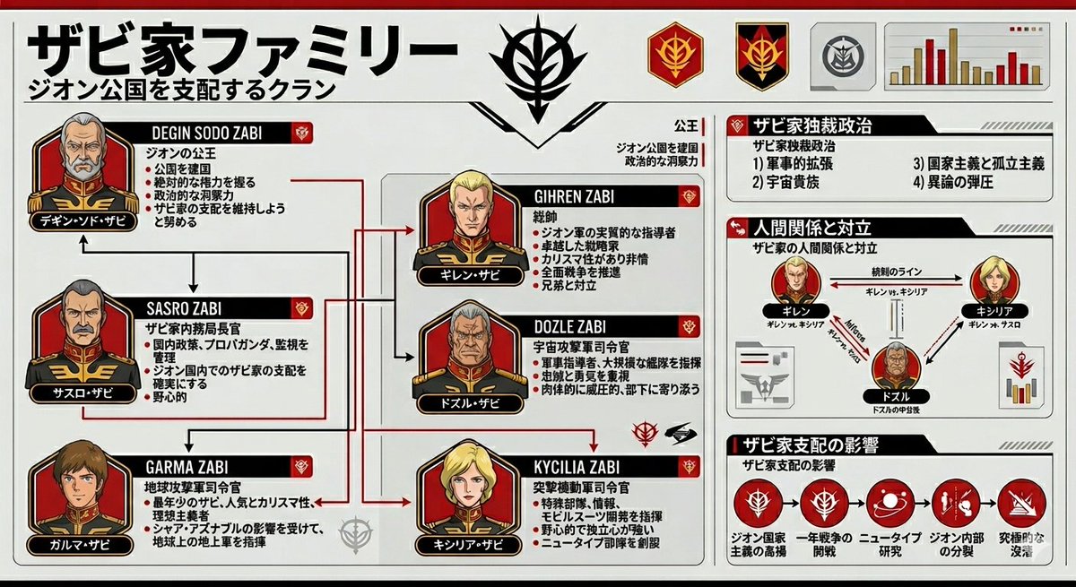 Gundam Origin Infographic Generation — example 1