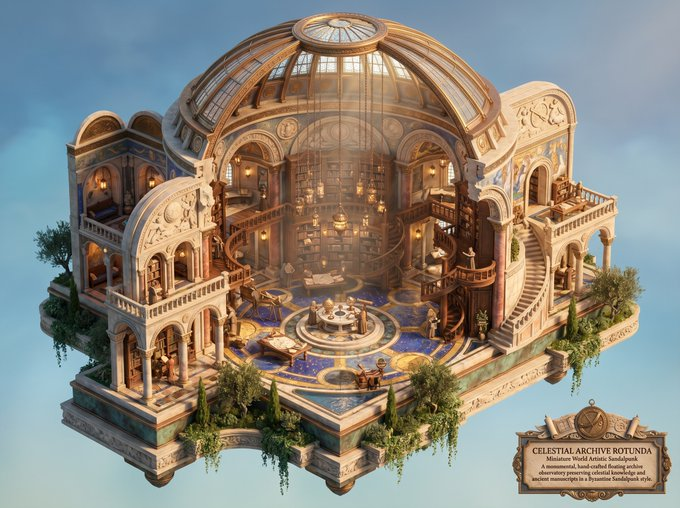 Celestial Archive Sandalpunk Miniature — example 1