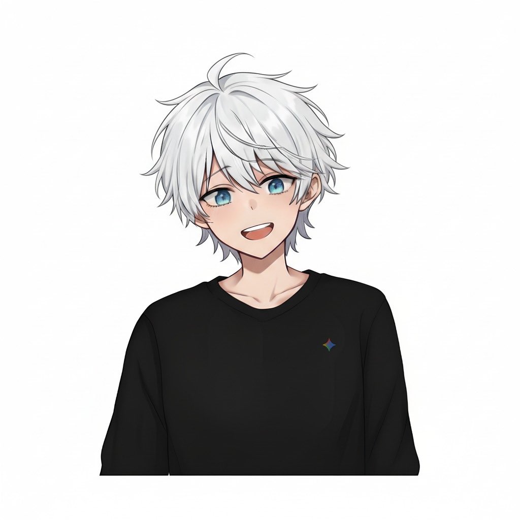 Chibi character LINE stickers set — example 2