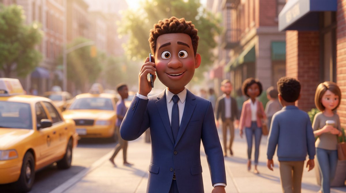 Pixar Style 3D Businessman — example 1