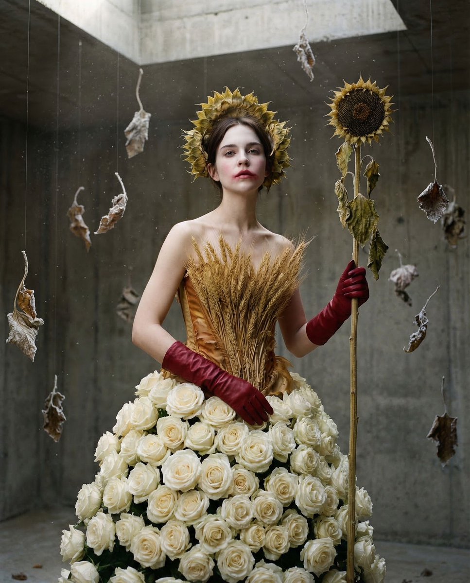 Brutalist Botanical Haute Macabre Editorial — example 2